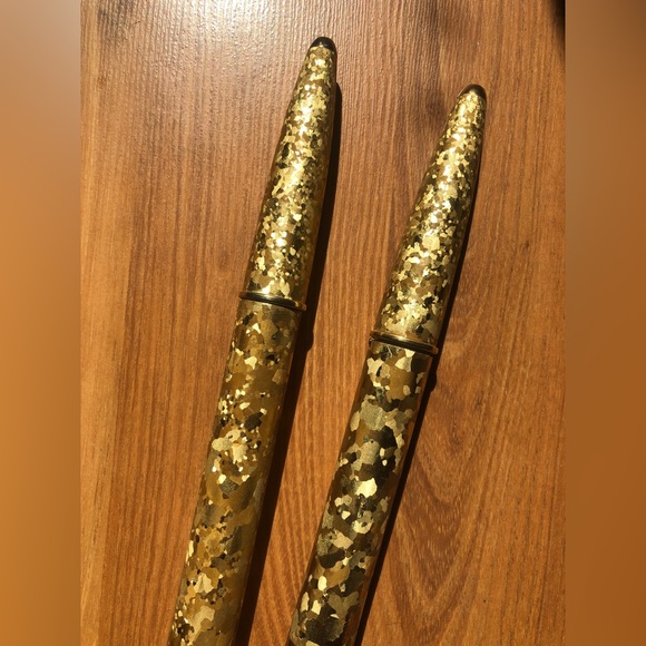 Vintage 1960s MCM Gold Metal Wickless Butane Candles - Picture 3 of 5